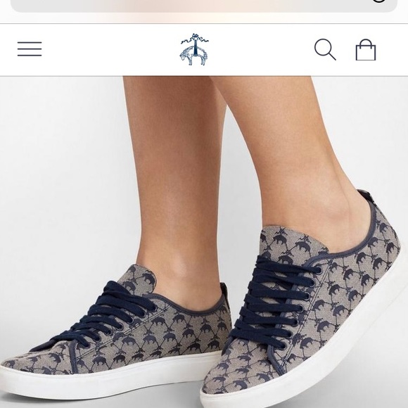 Brooks Brothers Logo Sneakers NWT - Picture 3 of 9